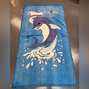 Vintage Dolphin Beach Towel